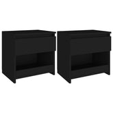 Bedside Cabinets 2 pcs Sonoma Oak 40x30x39 cm Engineered Wood